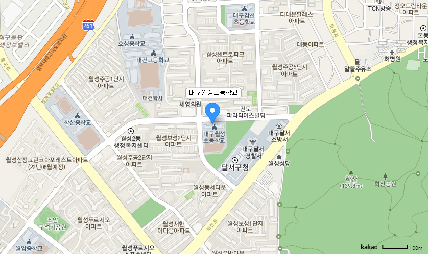 학교 찾아오시는 길 지도